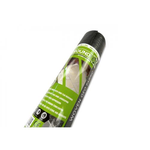 Groundtex Woven Geotextile 1x15m Weed Control Membrane